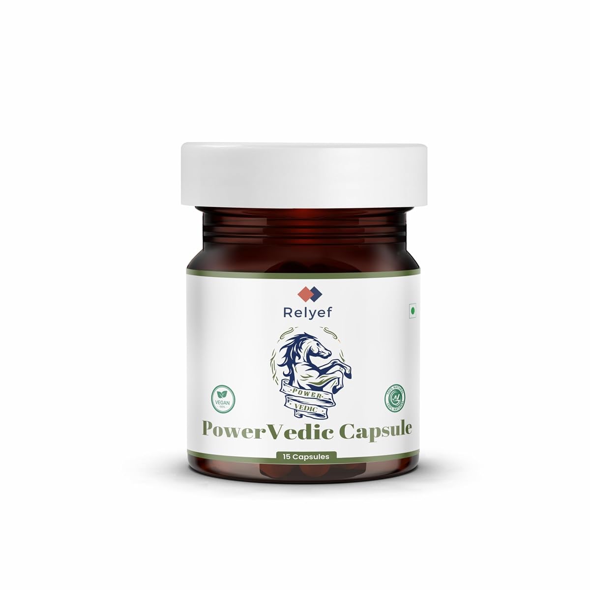 Relyef Power Vedic Capsules — 15 Capsules