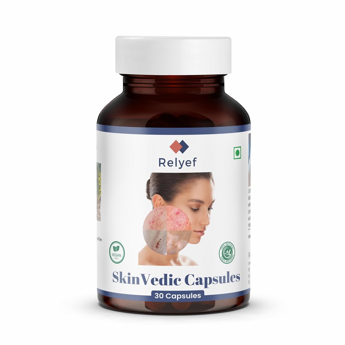 Relyef Skin Vedic Capsules — 30 Capsules